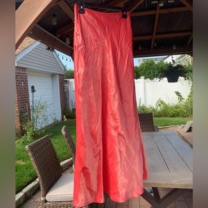 Be Smart shiny pink maxi skirt